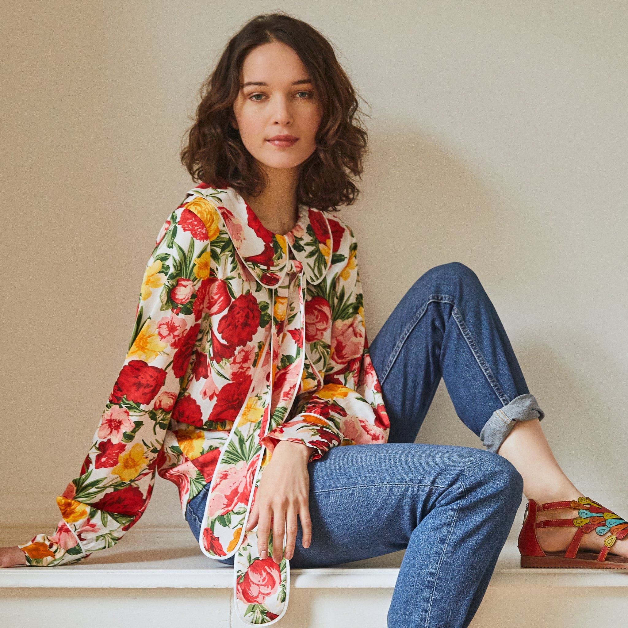 Chemisier Calliope Rouge Studio - Image 3