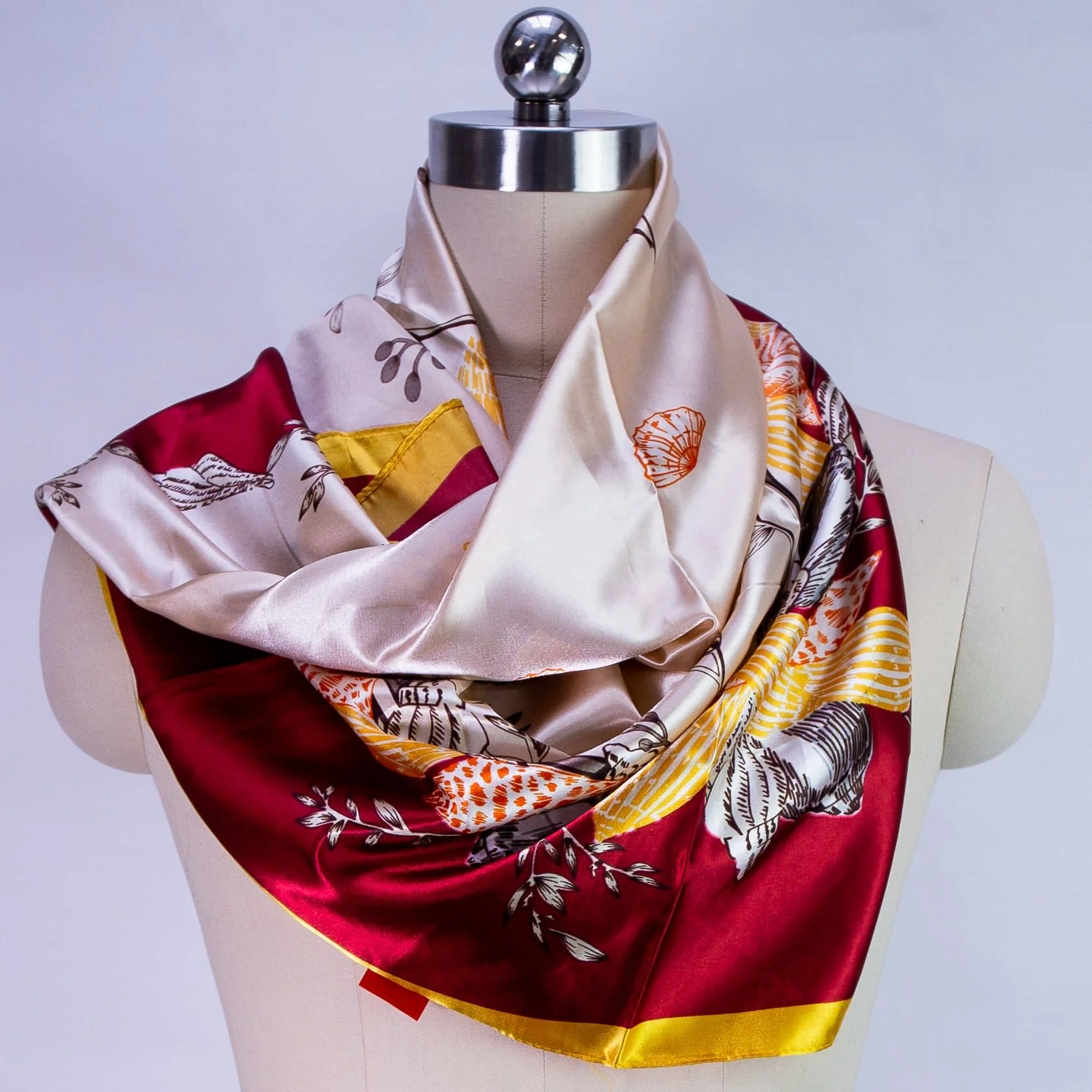 Foulard Zoe Sage - Image 7