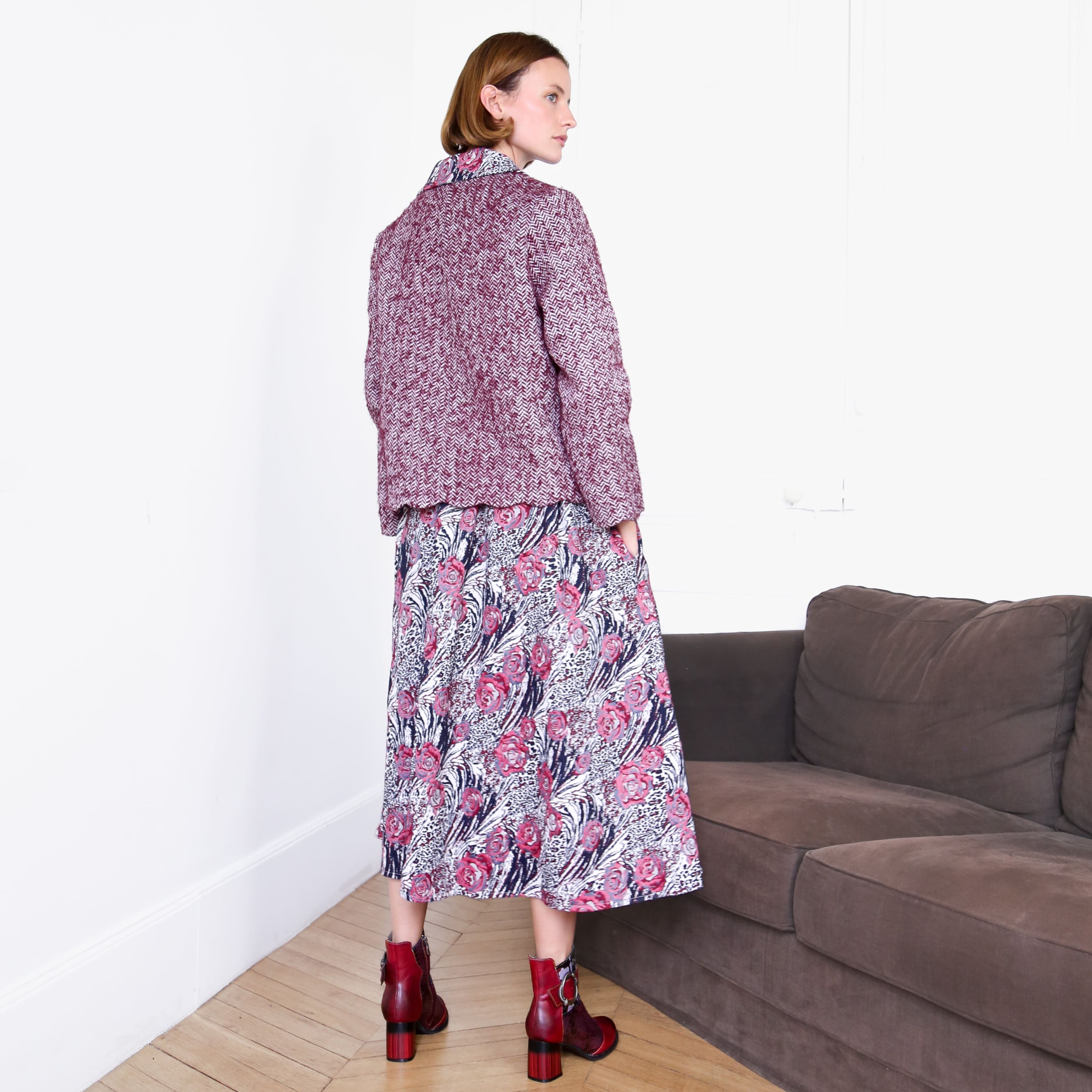 Jupe Astree Bordeaux Studio - Image 6