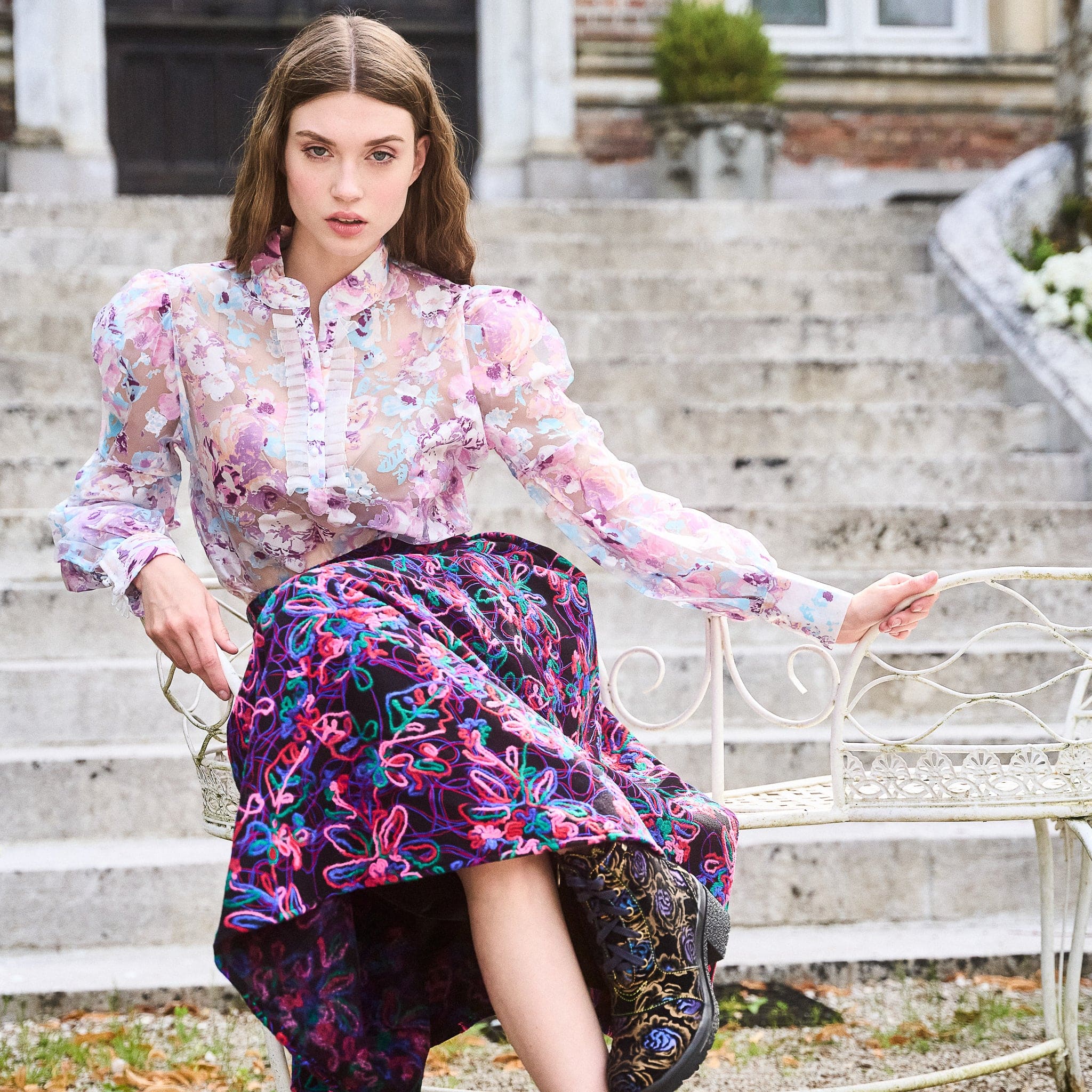 Jupe Astree Violet Studio - Image 3