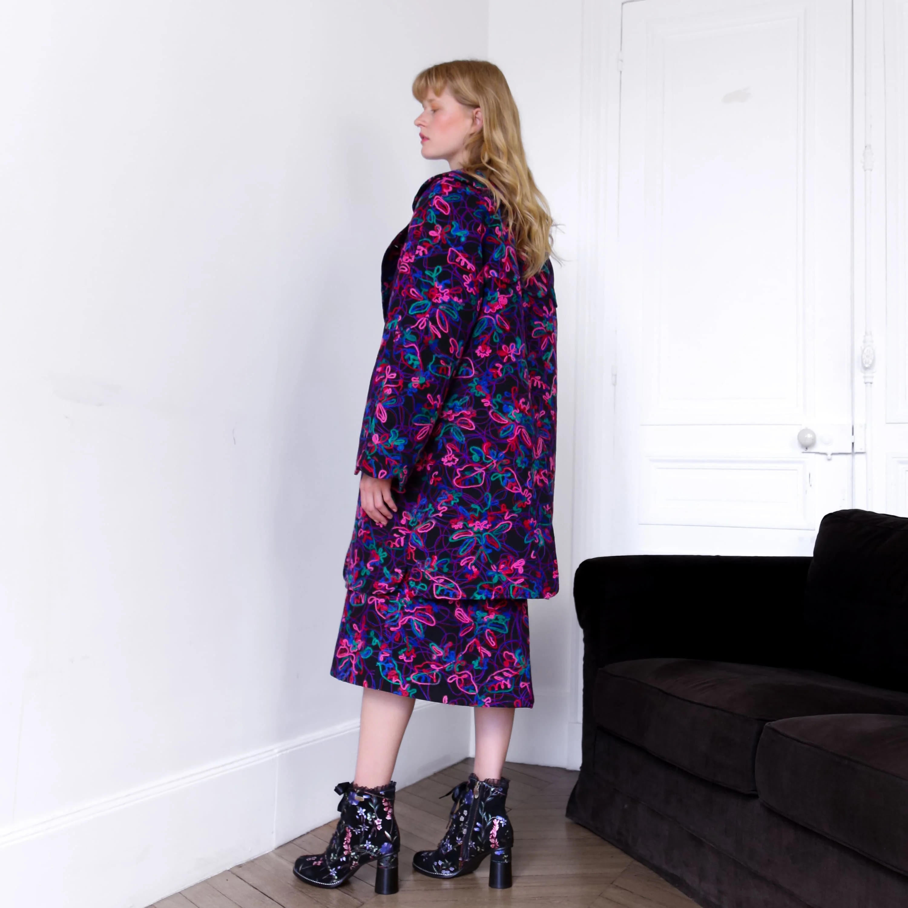 Manteau Atlas Violet Studio - Image 5