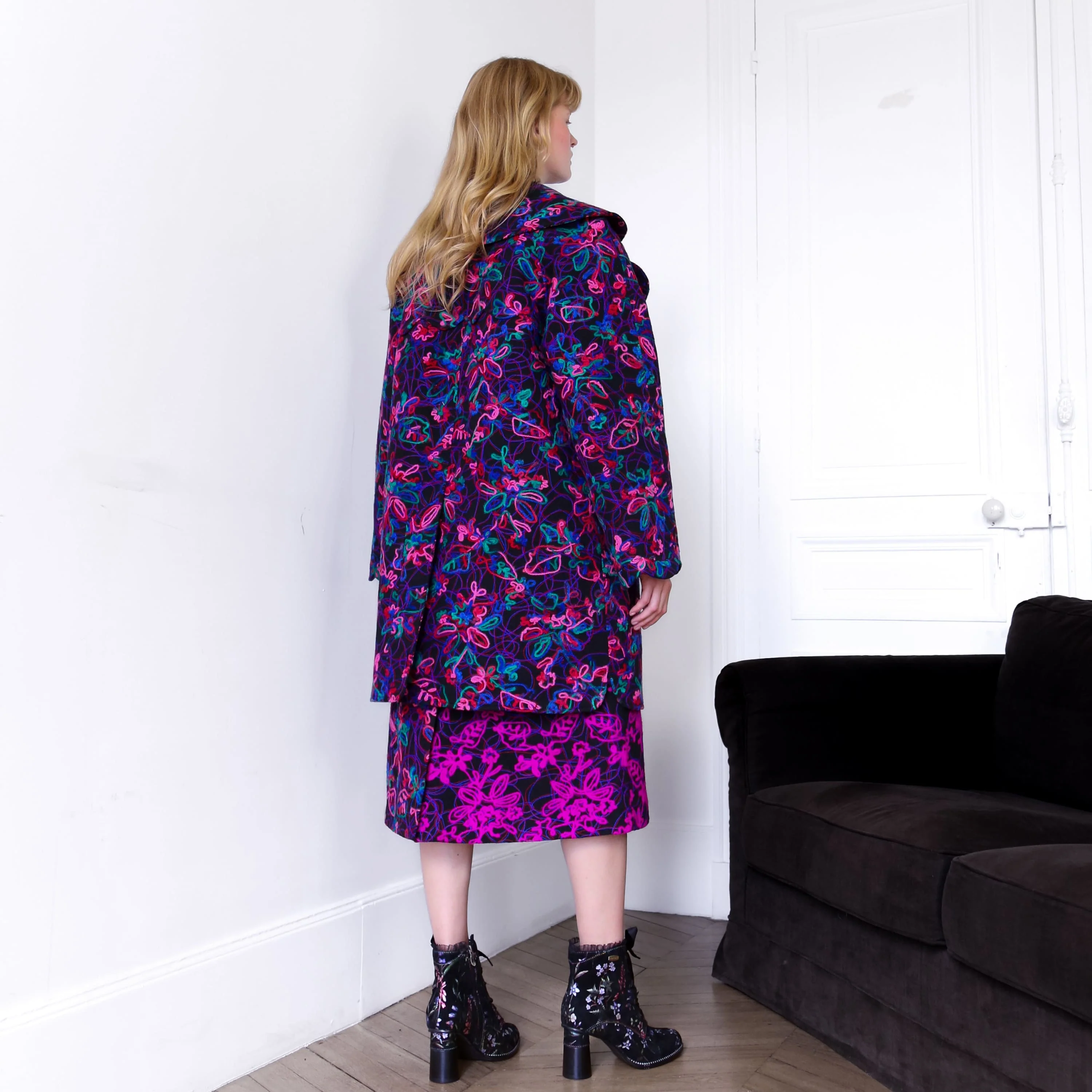 Manteau Atlas Violet Studio - Image 6