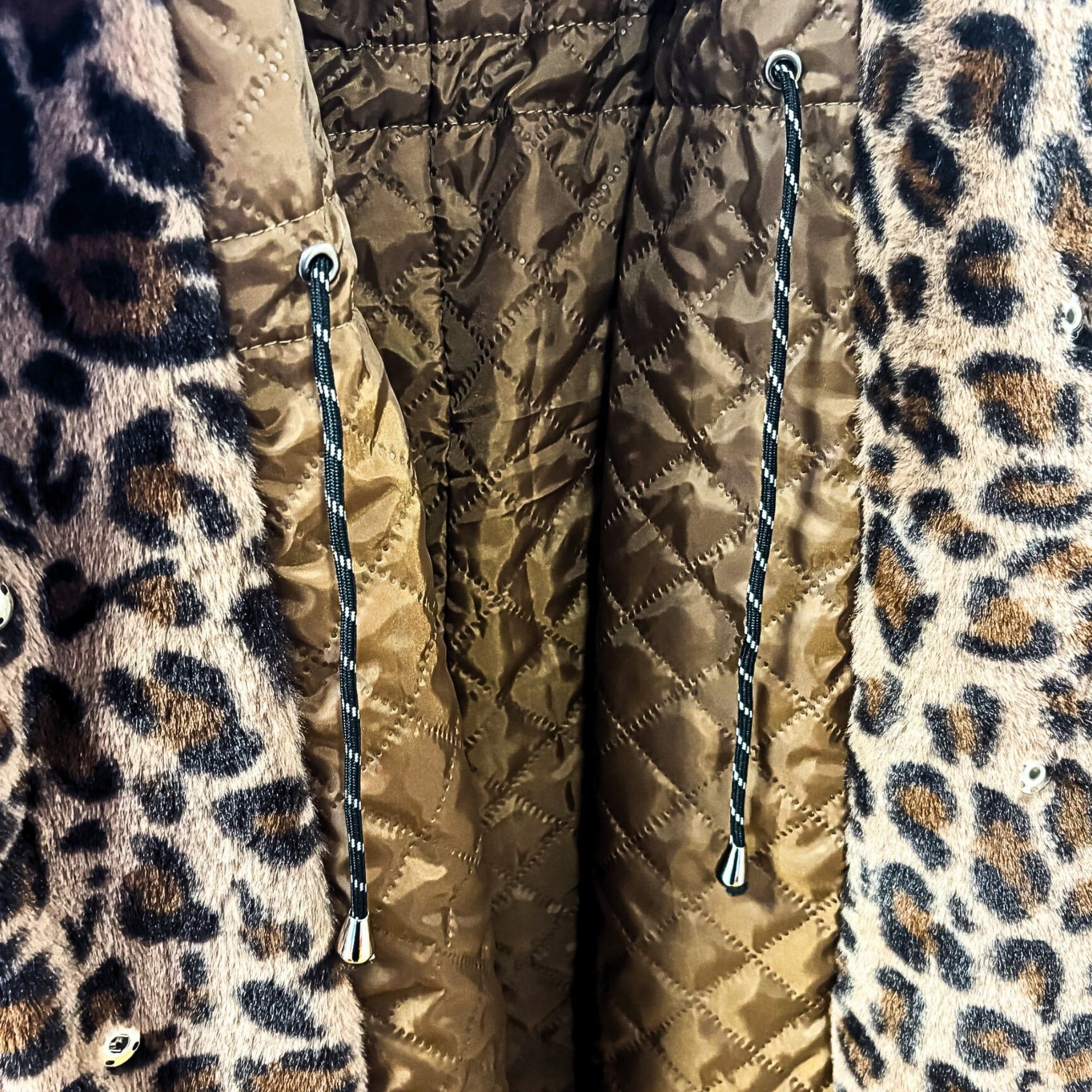 Manteau fausse fourrure Léopoldine - Image 3